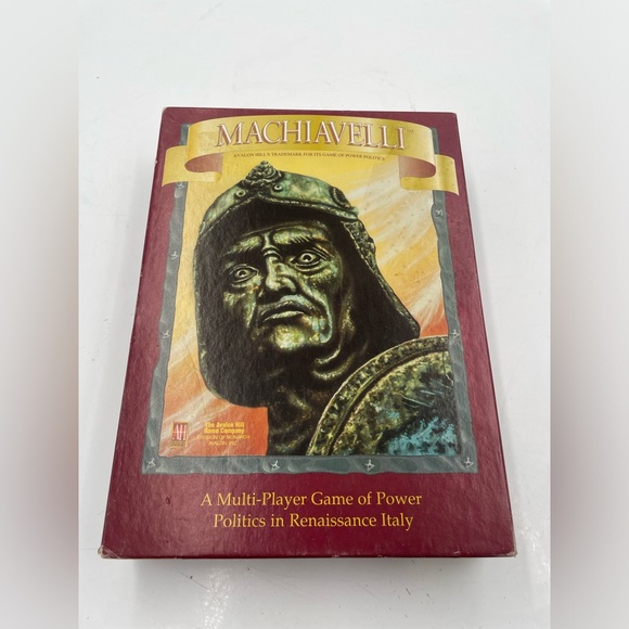 Avalon Hill War Games Machiavelli board game - Picture 1 of 10